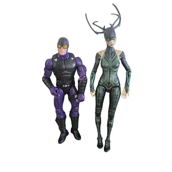 Marvel Legends Hela and Paladin figures bundle